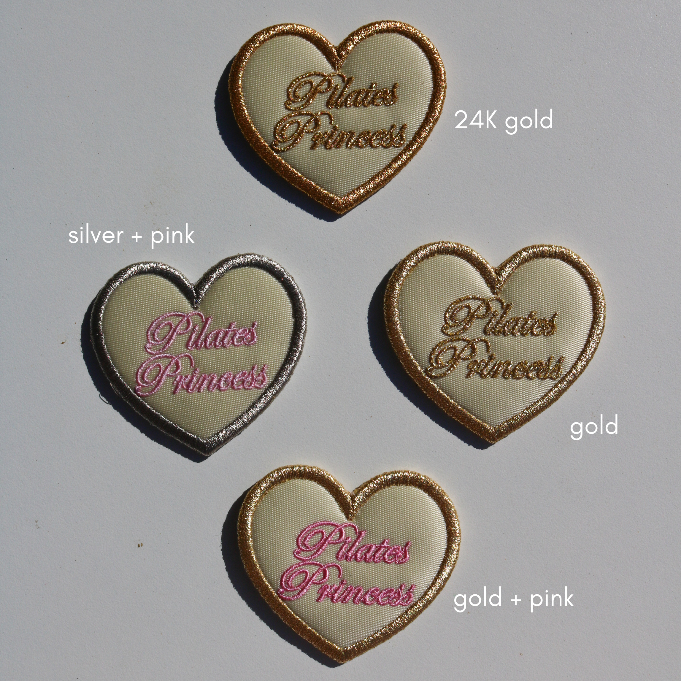 pilates princess gold + pink sticker