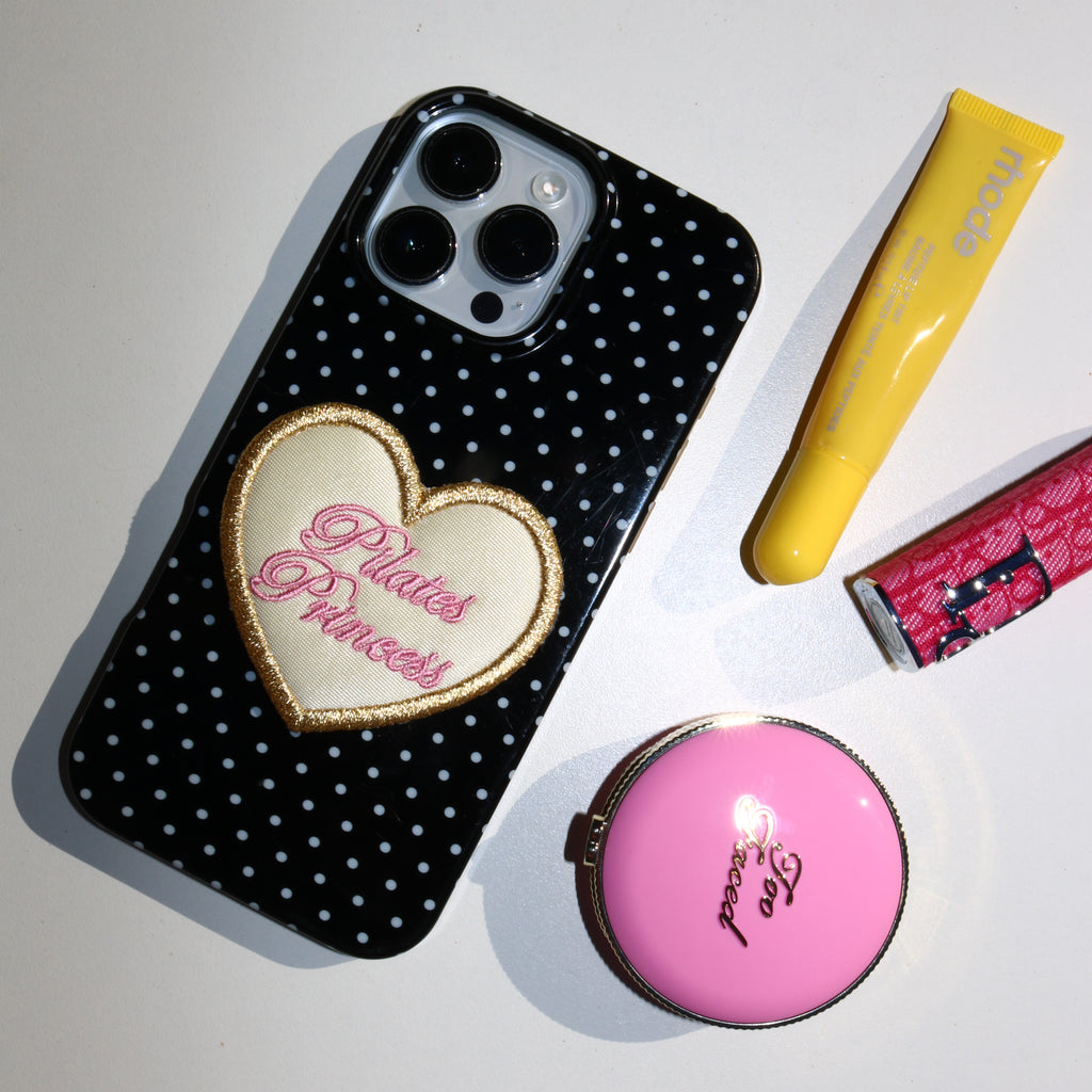 pilates princess gold + pink sticker